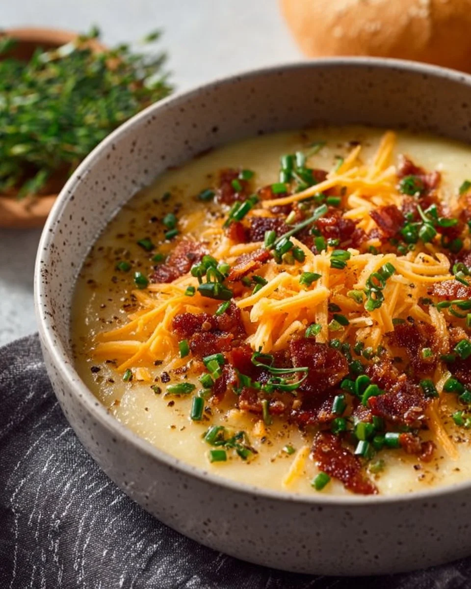 Cheddar Cheese Potato Soup