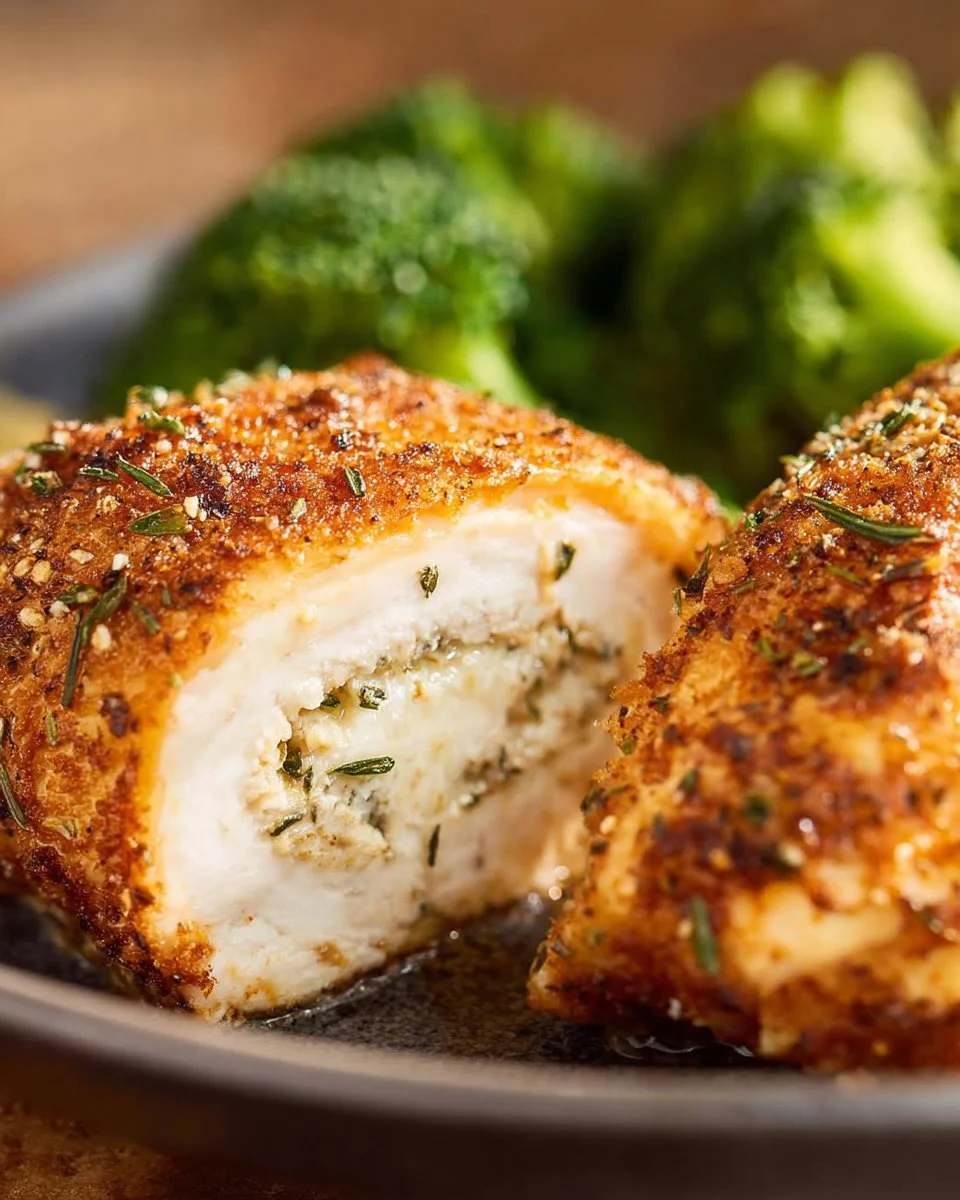 Delicious chicken roll ups served with dipping sauce