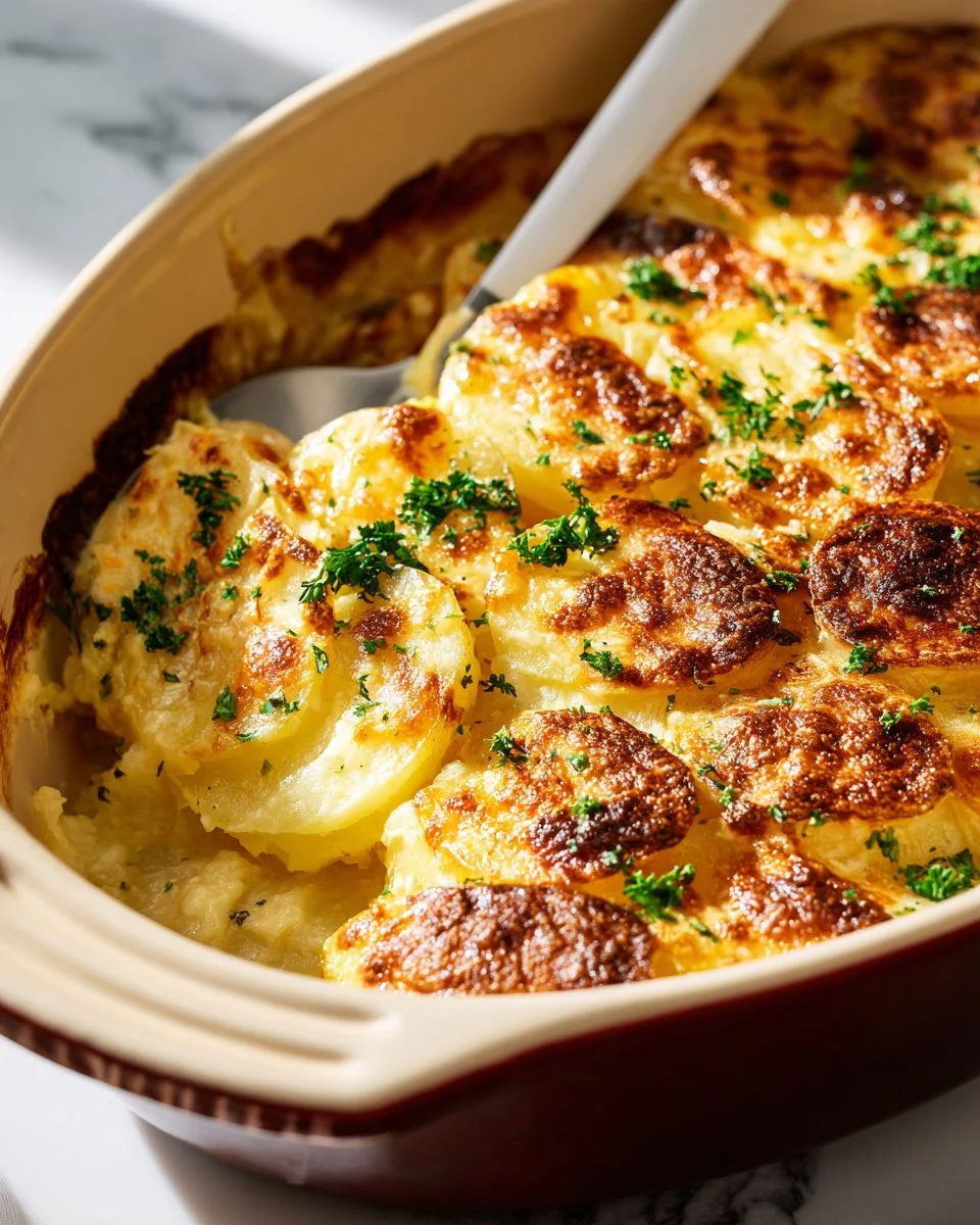 Easy Cheesy Scalloped Potatoes
