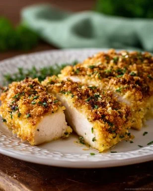 Delicious Potato Chip Chicken dish served with a side of dipping sauce