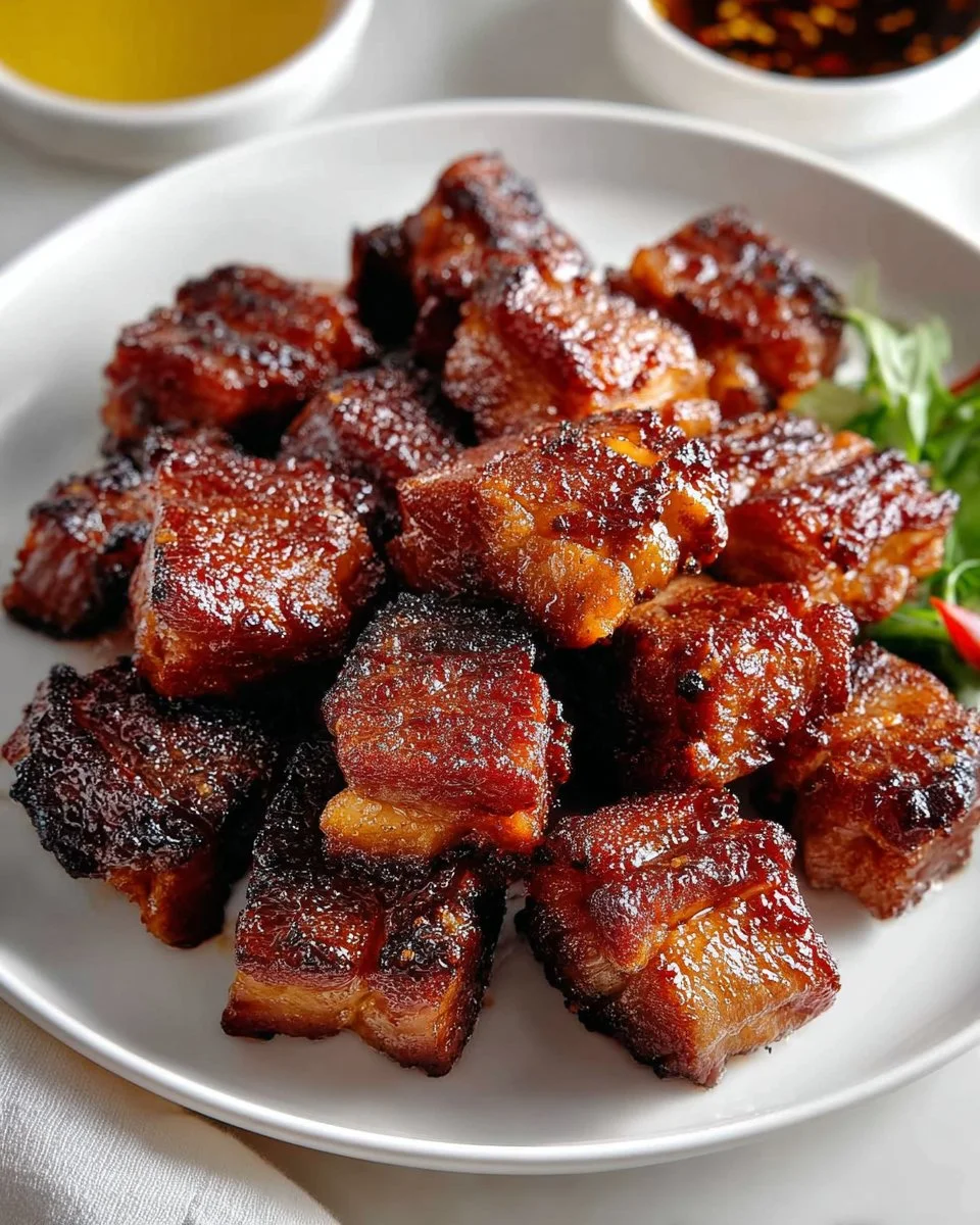 Savory Bacon Wrapped Chicken Bites served on a platter