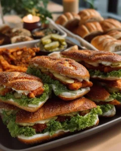 Dynamite chicken buns served on a plate, showcasing delicious fillings and soft buns.