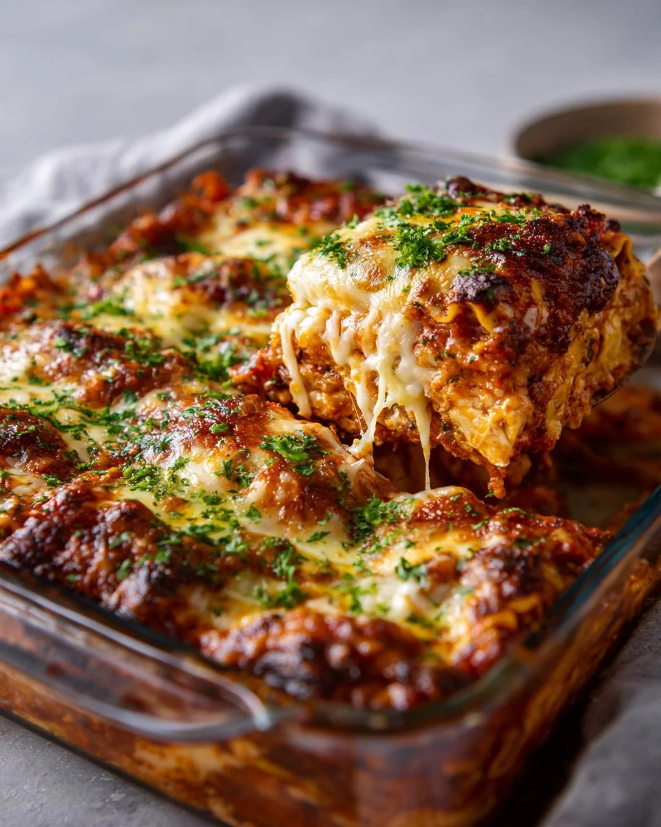 Delicious easy vegetable lasagna layered with fresh veggies and cheese