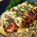 Creamy Mexican Chicken with Cheese Sauce served in a vibrant bowl