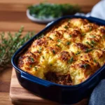 Delicious homemade Shepherd's Pie with hearty meat and creamy mashed potato topping