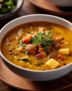 Slow Cooker Tuscan Chicken served with fresh vegetables and herbs