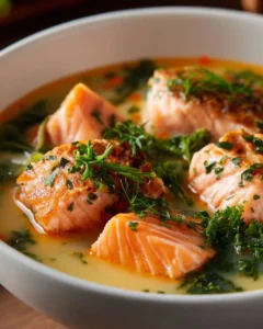 Mouthwatering Slow Cooker Tuscan Chicken served with herbs and vegetables