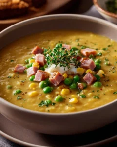 Slow Cooker Tuscan Chicken served with herbs and vegetables in a bowl