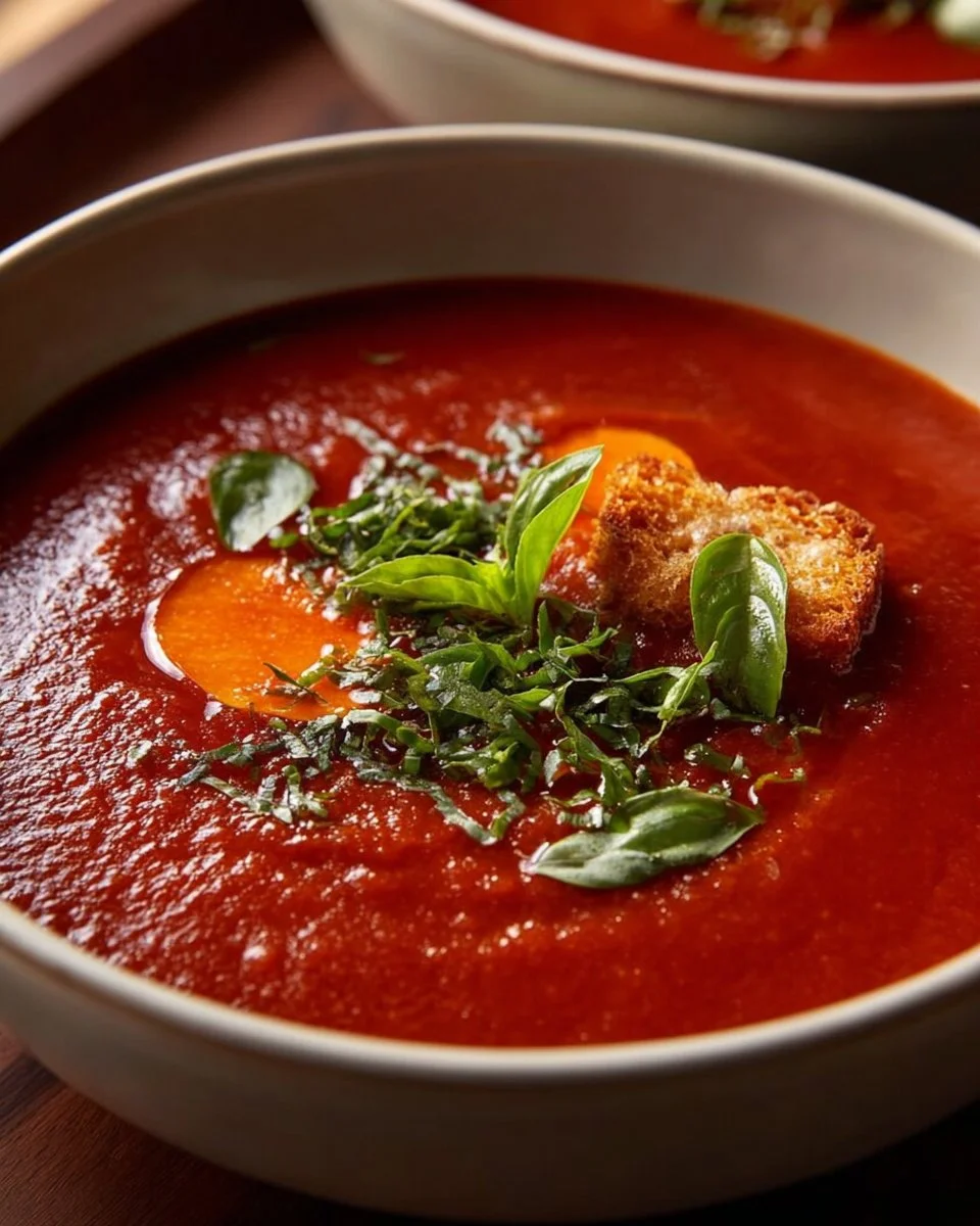 Delicious Slow Cooker Tuscan Chicken served with herbs and vegetables