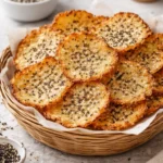 Bowl of easy keto cottage cheese chips, a low-carb snack