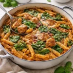 Delicious Marry Me Chicken Pasta with creamy sauce and fresh ingredients