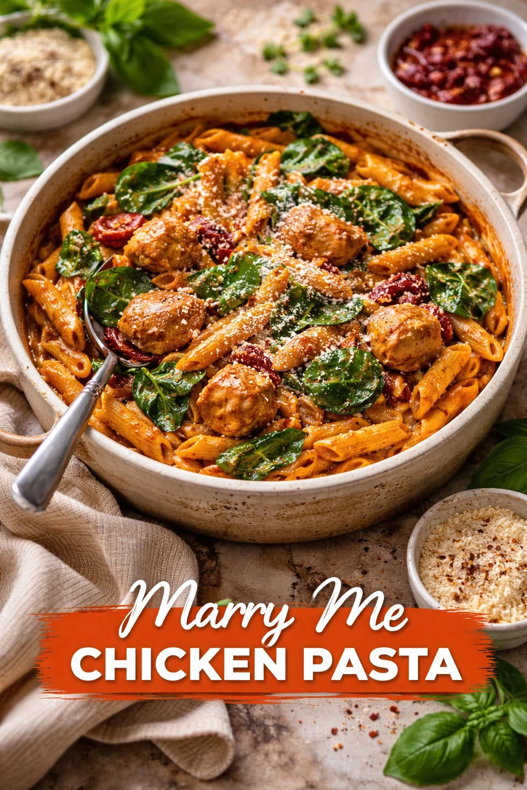 Marry Me Chicken Pasta