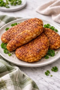 Delicious Southern Fried Pork Chops served with sides on a plate