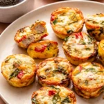 Easy high protein breakfast meal prep ideas like egg cups and overnight oats.