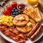 Effortless brunch party setup with delicious dishes and stylish decor