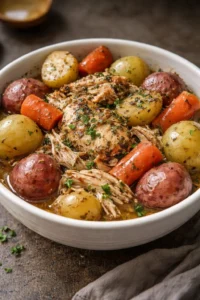 Delicious Garlic Butter Chicken in a Crockpot for easy meal preparation