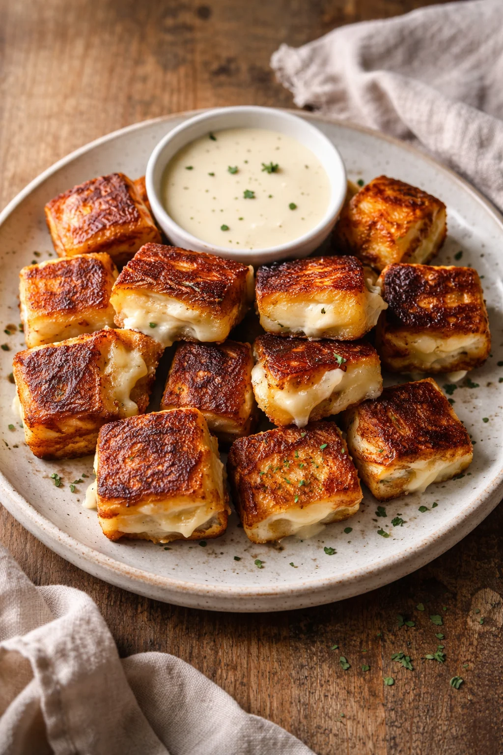 Hawaiian Roll Grilled Cheese with gooey cheese and golden bread