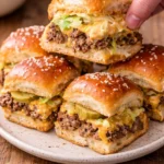 Delicious Big Mac Sliders served on a platter