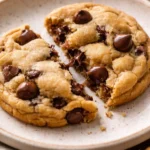 Delicious Crumbl-style chocolate chip cookies fresh out of the oven