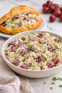 Delicious easy chicken salad made with fresh ingredients