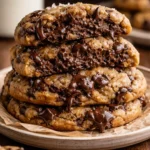 Jumbo bakery-style chocolate chip cookies fresh out of the oven