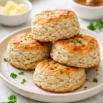 Delicious sourdough discard biscuits fresh out of the oven