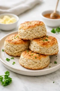 Delicious sourdough discard biscuits fresh out of the oven