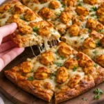 Tandoori Chicken Garlic Bread, a flavorful fusion dish combining spices and garlic.