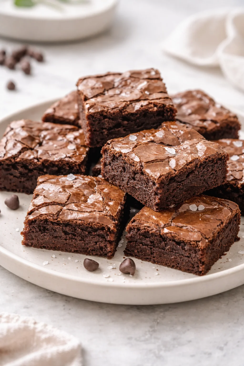 Deliciously rich sourdough brownies made with sourdough discard