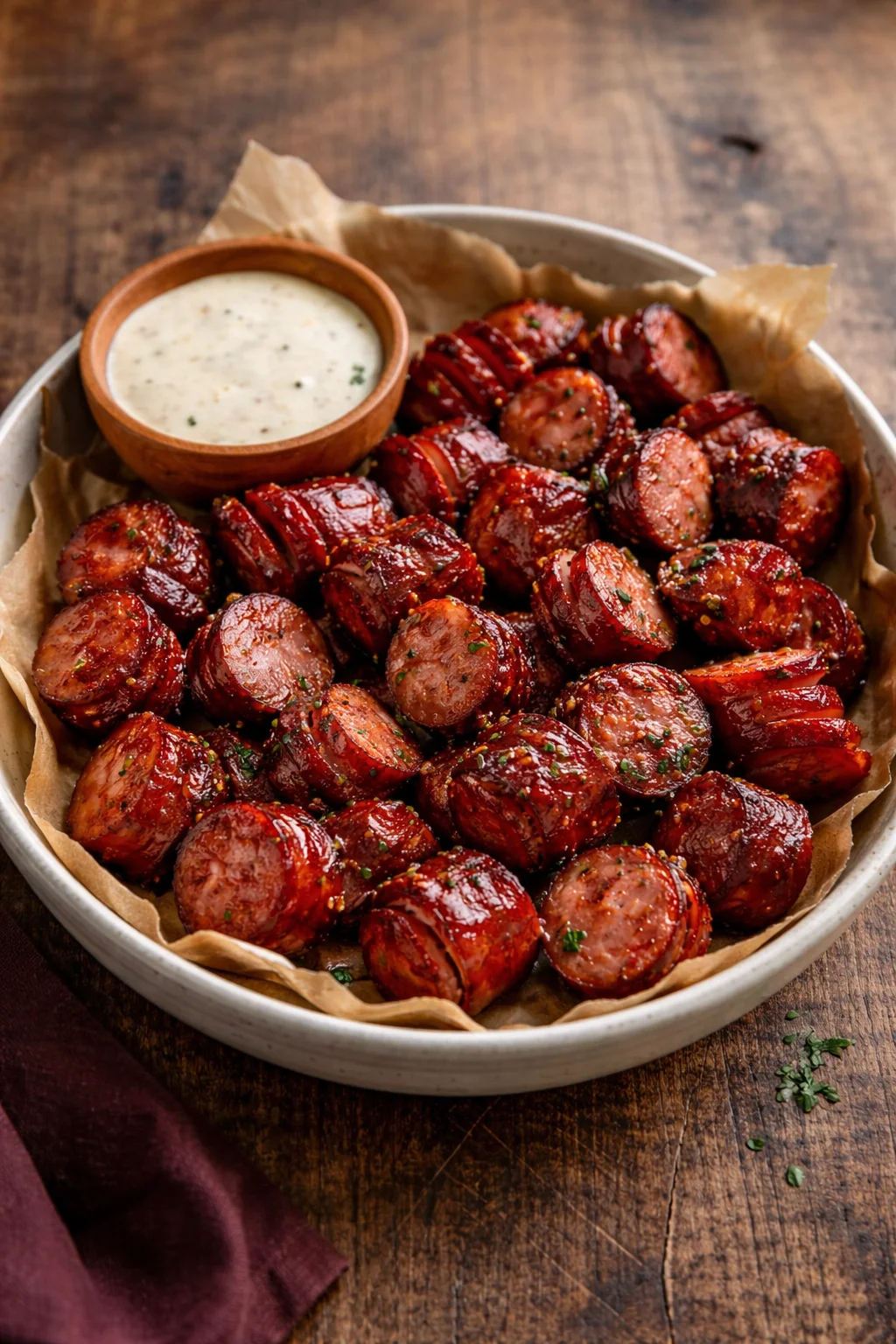 A delicious spread of Super Bowl party food including wings, nachos, and dips.