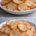 Healthy cottage cheese chips for snacking packed with protein and flavor