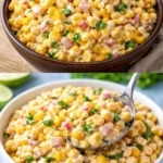 Creamy Crunchy Crack Corn Salad with fresh ingredients and a creamy dressing