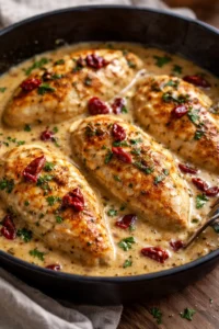 Creamy Dump and Go Crockpot Marry Me Chicken recipe