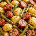 Delicious Crock Pot Swamp Potatoes served in a dish.