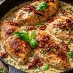 One-Pan Marry Me Chicken recipe ready in 30 minutes with creamy sauce and herbs.